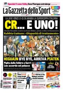 La Gazzetta dello Sport Roma – 17 gennaio 2019