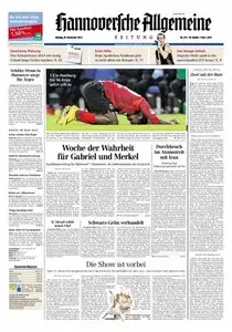 Hannoversche Allgemeine Zeitung - 25.11.2013