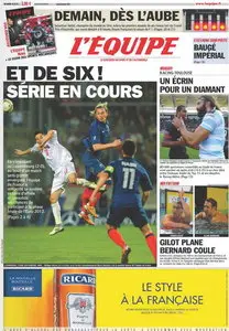 L'EQUIPE (Samedi 26 mars 2011)