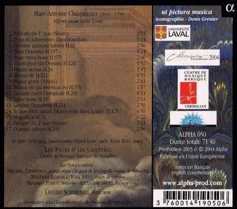 Olivier Schneebeli, Centre de Musique Baroque de Versailles - Charpentier: Vepres pour Saint Louis (2004)