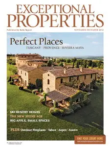 Robb Report Exceptional Properties November/December 2012