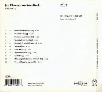 Richard Egarr - Jan Pieterszoon Sweelinck: Fantasias, Toccatas & Variations (2019)