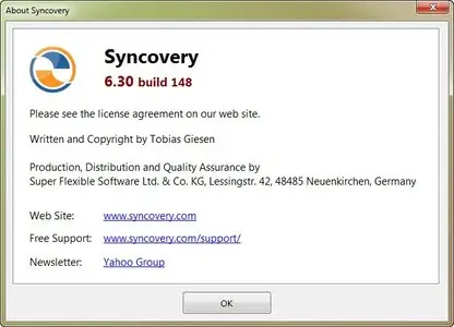 Syncovery 6.30 Build 148