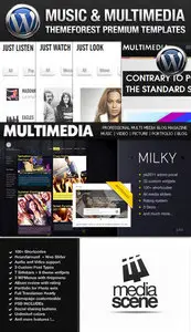 ThemeForest Music & Multimedia WordPress Site Templates