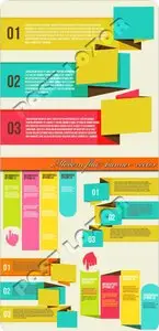 Modern flat banner vector