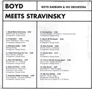 Boyd Raeburn - Boyd Meets Stravinsky (1946) {Savoy--Atlantic 92984-2 rel 2000}