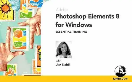 Lynda Adobe Photoshop Elements 8 For Windows Essential Training DVD