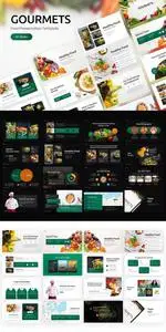 Gourmets Food PowerPoint Template