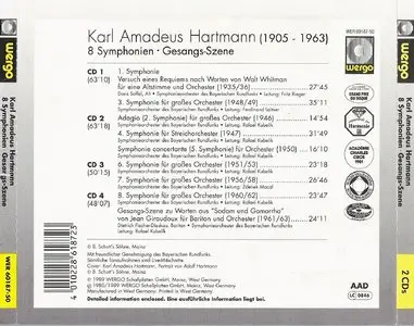 Karl Amadeus Hartmann - Sinfonien - Gesangszene (BRSO  - Rieger - Leitner - Kubelik - Macal)