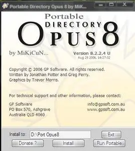 Portable Directory Opus v8.2.2.4