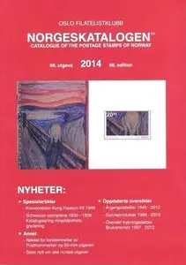 Peer-Christian Anensen、Kjell Age Johansen、Erik Olafsen, "Norgeskatalogen 2014 / Catalogue of the Postage Stamps of Norway 2014"