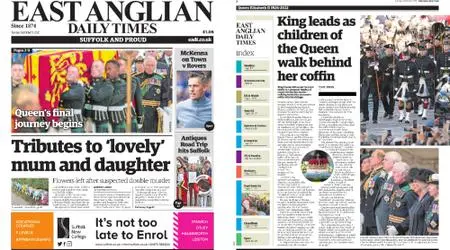 East Anglian Daily Times – September 13, 2022