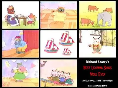 Richard Scarry's Best Learning Songs Video Ever