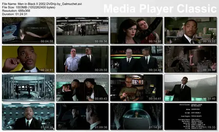 (Comedy Sci-Fi) Men in Black II [DVDrip] 2002