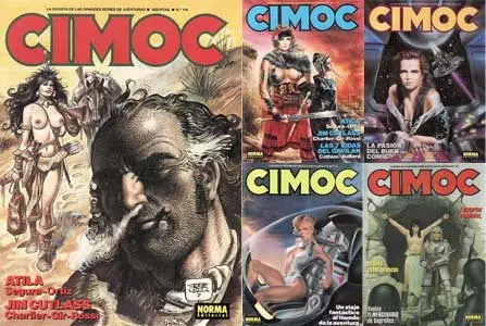 Revista Cimoc #116 to #120 (1989)