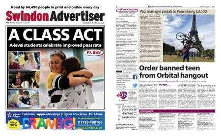 Swindon Advertiser – August 16, 2019