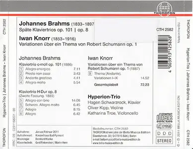 Hyperion-Trio - Brahms- Späte Klaviertrios, Knorr- Variationen (2011)
