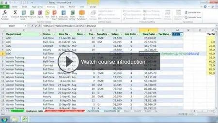 Setting Up a Database in Excel 2010