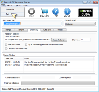 Daossoft ZIP Password Rescuer 7.0.0.1