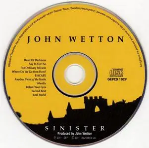John Wetton - Sinister (2001)