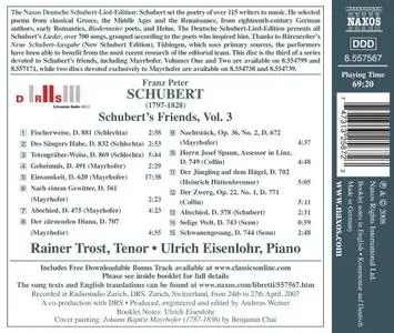 Rainer Trost, Ulrich Eisenlohr - Franz Schubert: Schubert's Friends, Vol.3 (2008)