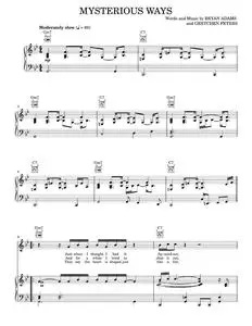 Mysterious ways - Bryan Adams (Piano-Vocal-Guitar)