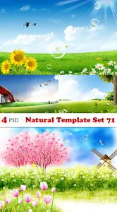 PSD - Natural Template Set 71