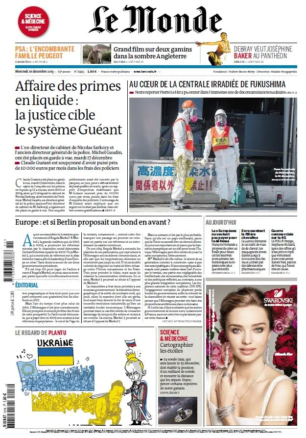Le Monde & Suppléments du Mercredi 18 Décembre 2013