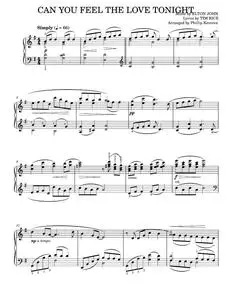 Can You Feel The Love Tonight [Classical version] (from The Lion King) (arr. Phillip Keveren) - Elto (Piano Solo)