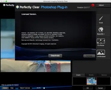 Athentech Imaging Perfectly Clear for Photoshop and Lightroom 2.0.1.7 Multilingual Mac OS X