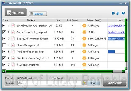 Simpo PDF to Word 3.0.0 Beta1 Multilingual Portable