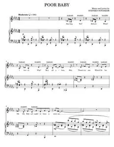 Poor Baby - Company Musical, Stephen Sondheim (Piano-Vocal-Guitar)