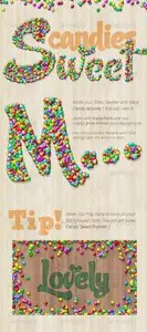 GraphicRiver Candy Text Creator - Photoshop Actions