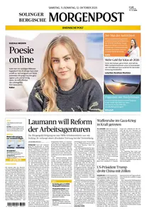 Solinger und Bergische Morgenpost - 11 Oktober 2025