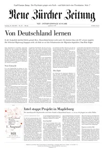 Neue Zurcher Zeitung International - 26 Juli 2025