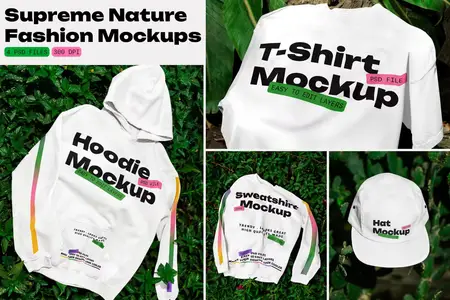 EE - Supreme Nature Fashion Mockups BLZSNED