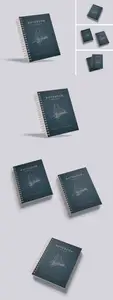 Notebook cover mockup 5Q3QNWR