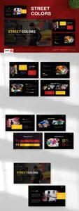 Street Colors - Grafitti Powerpoint NDKY5F2
