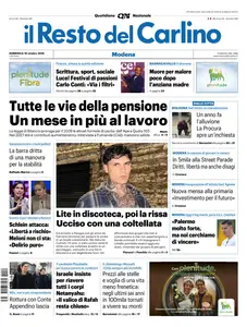 Il Resto del Carlino Modena - 19 Ottobre 2025