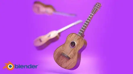 Blender 3D: Easy Guitar Scene