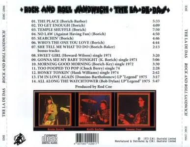 The La De Das - Rock And Roll Sandwich (1973)