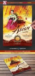 Asian Party Poster Flyer - GraphicRiver