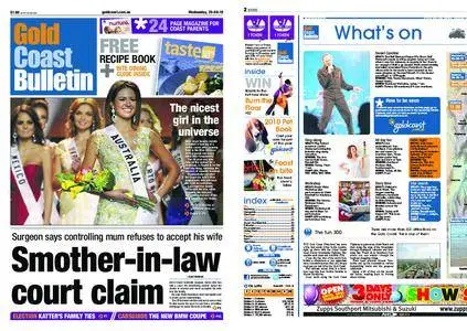 The Gold Coast Bulletin – August 25, 2010