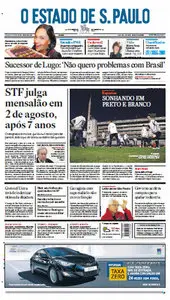 Jornal O Estado de São Paulo - 27 de junho de 2012 - Quarta