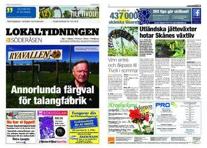 Lokaltidningen Söderåsen – 19 maj 2018