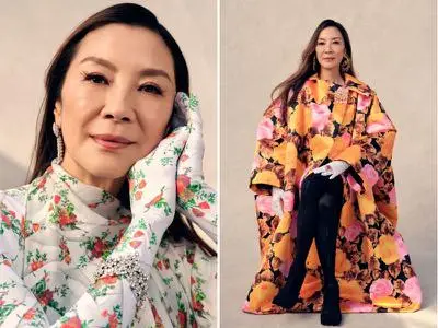 Michelle Yeoh by Sharif Hamza for ELLE US: The Women in Hollywood Issue