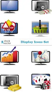 Vectors - Display Icons Set