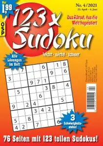 123 x Sudoku - Nr.4 2021