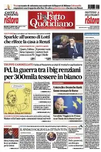 Il Fatto Quotidiano -  10.02.2016