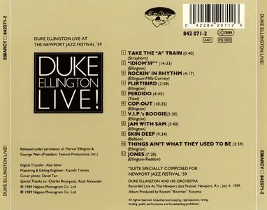 Duke Ellington - Live At The Newport Jazz Festival '59 (1989)